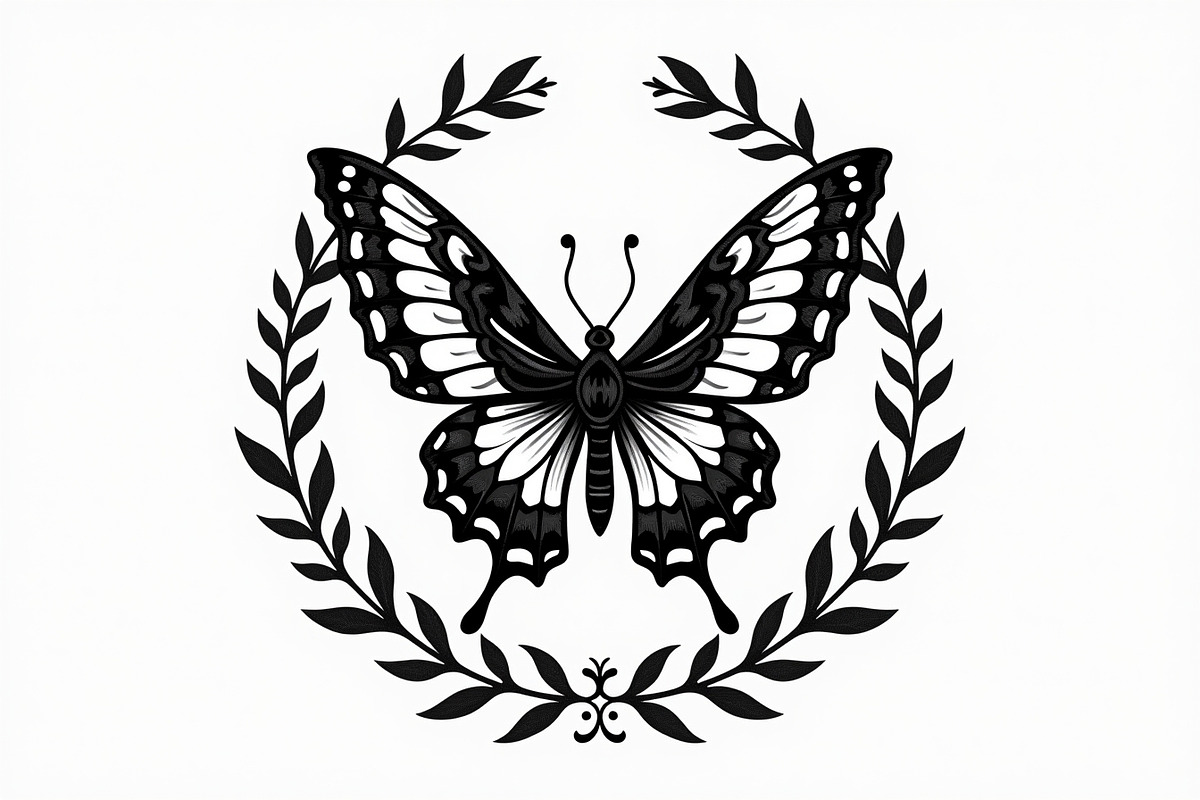 Nature Butterfly Vector Art, an Illustration by balal (Photo 8 of 9)