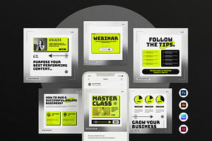 Social Media Post Template, a Social Media Template by E-Type