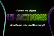 Neon Glow & Glitch Effects Photoshop, an Action Add-On by Alexiva (Thumbnail 3 of 3)