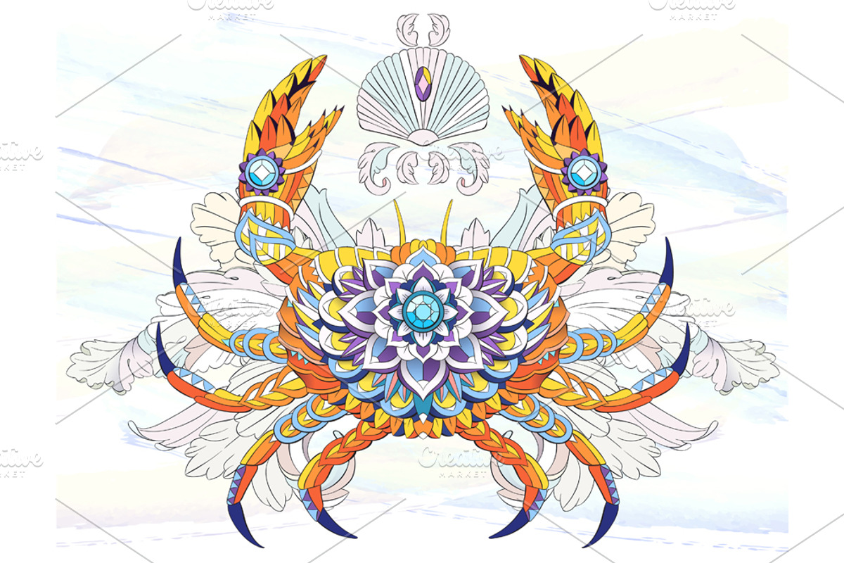 Ethnic Collection: Crab, an Animal Illustration by ArtoJoy (Photo 4 of 5)