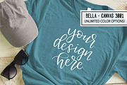 3001CVC Tshirt Styled Outfit Mockup, a Shirt Mockup by Allison Affourtit Mocks (Thumbnail 1 of 4)