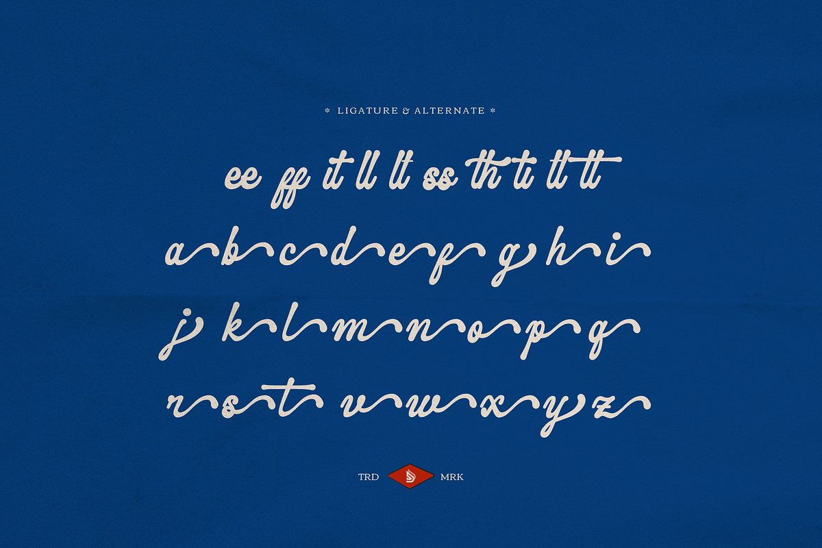 Replica Village Vintage Script Font, a Font by Denustudios (Photo 11 of 12)