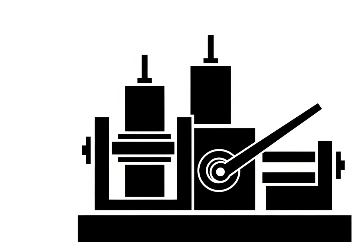 Bold industrial machine silhouette, an Illustration by Amazin_art (Photo 18 of 31)