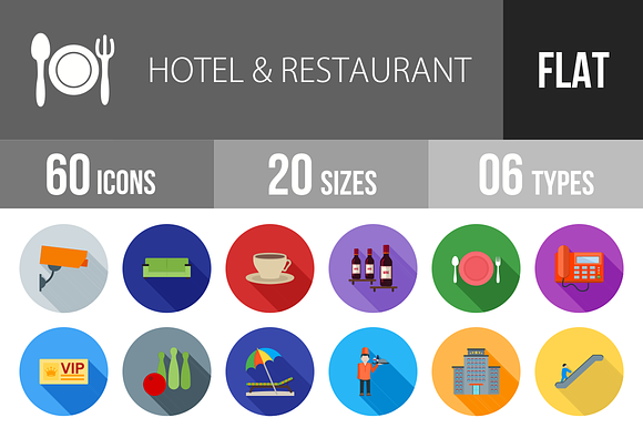 60 Hotel Restaurant Flat Shadowed
