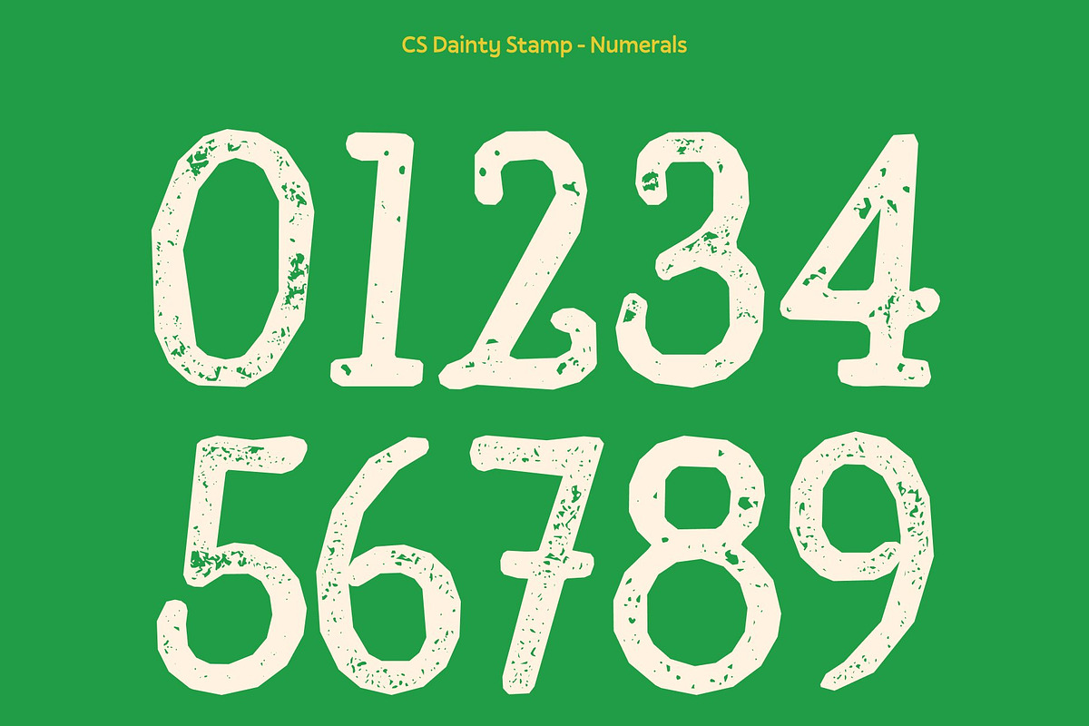 CS Dainty Stamp, a Script Font by Craft Supply Co. (Photo 3 of 8)