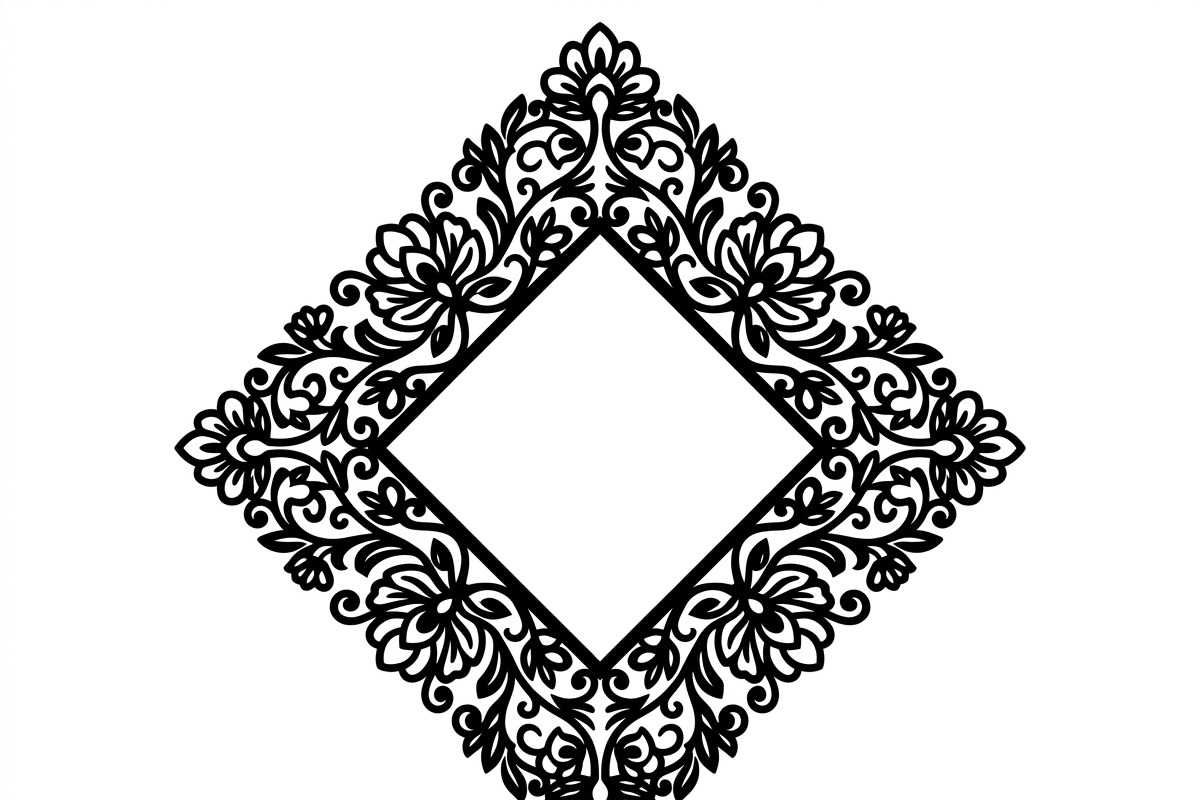 60 Romantic Diamond Wall Floral, a Decorative Illustration by Amazin_art (Photo 37 of 45)