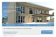 Building construction sign/billboard, a Stationery Template by AndreasGalster (Thumbnail 3 of 3)