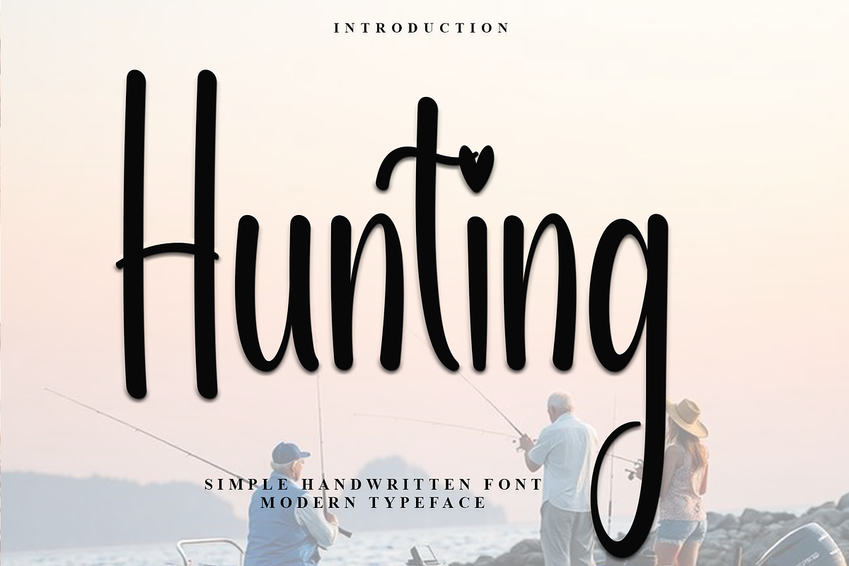 Hunting, a Handwritten Font by InermediaSTUDIO (Photo 1 of 7)