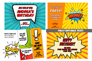 Comic Elements Vector HUGE Set!, an Illustration by FourLeafLover (Thumbnail 7 of 13)