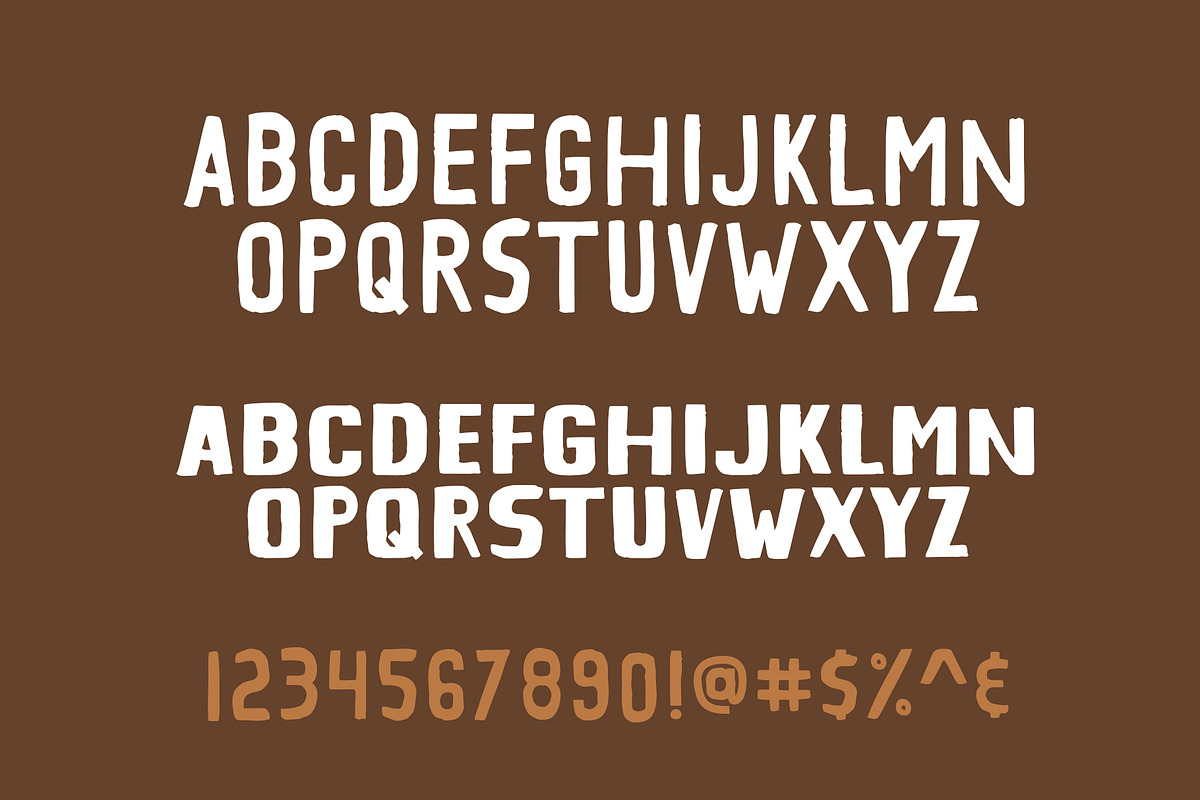 No Man's Land Hand Drawn Font preview 3