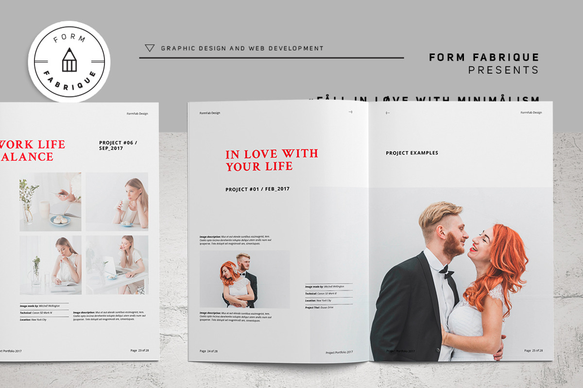 Crimson Project Portfolio, a Brochure Template by Form Fabrique (Photo 12 of 17)