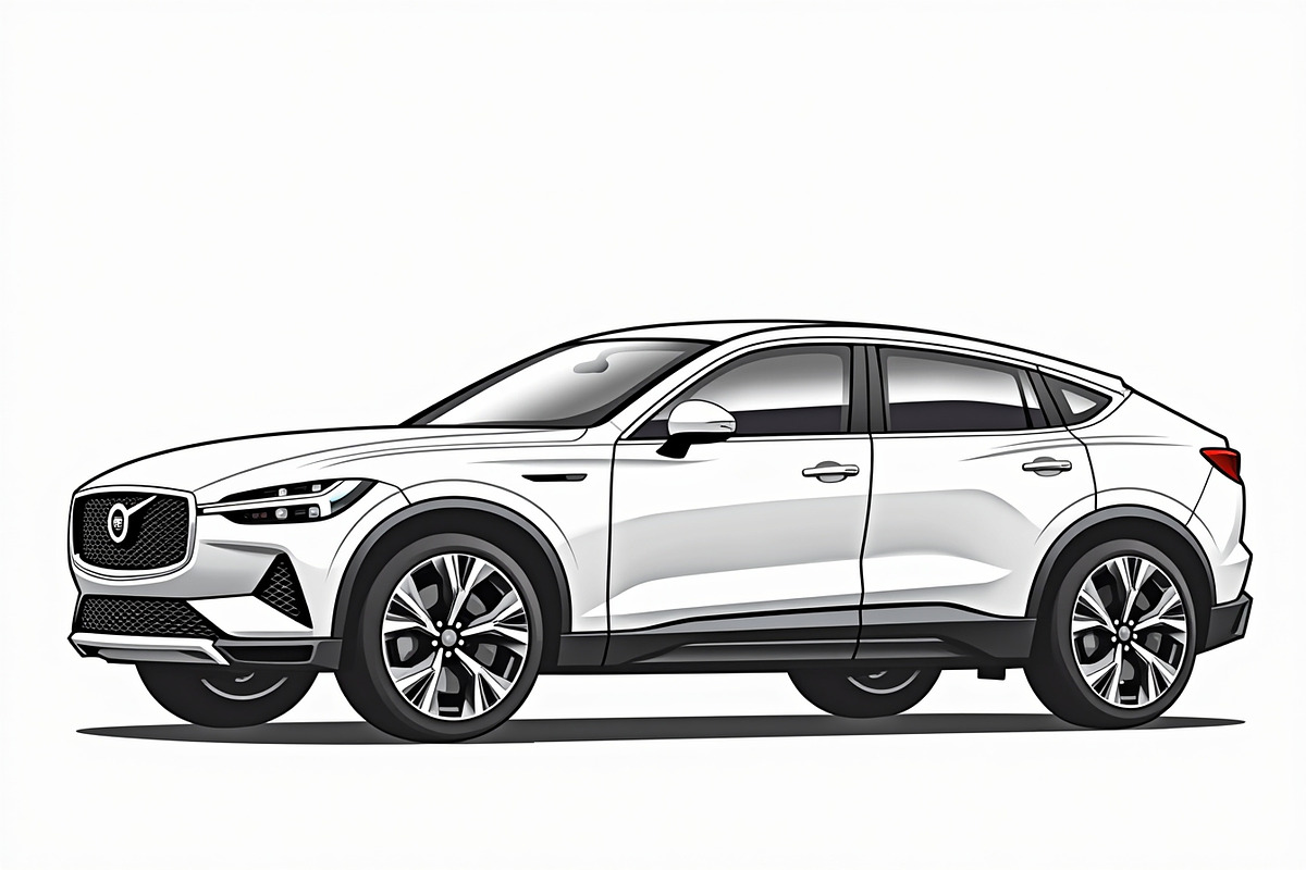 Luxury Sports Sedan Vector Clipart S, an Illustration by Designs_River (Photo 5 of 7)