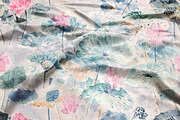 Lotus seamless watercolor #1, a Pattern Graphic by PatternsBlooming (Thumbnail 1 of 2)