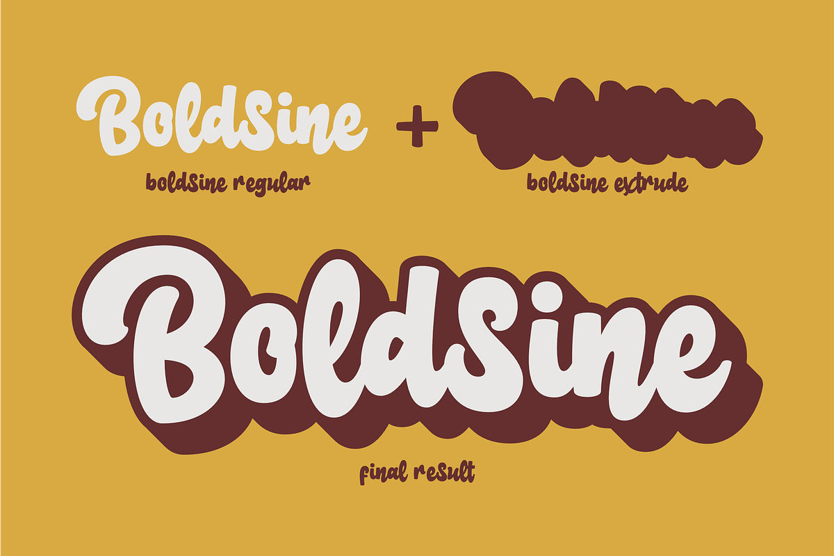 Boldsine, a Script Font by ahweproject (Photo 3 of 10)