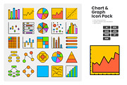 Chart and Graph Icon Pack, a Duotone Icon by erifqizeicon (Thumbnail 1 of 3)