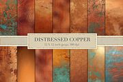 Distressed copper textures, a Texture Graphic by Paper Farms (Thumbnail 1 of 3)