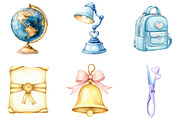Pastel Teacher's Life Clipart, an Illustration by DreamArtGraphic (Thumbnail 3 of 5)