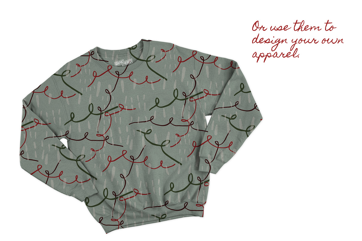 Modern Holiday | Patterns + Artboard, a Pattern Graphic by The Collective Studio (Photo 4 of 10)