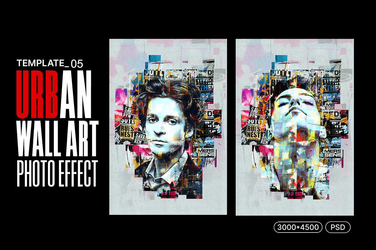 Urban Wall Photo Collage Creator, an Action Add-On by MRI STUDIO (Photo 3 of 21)