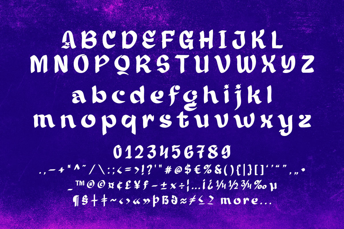 Abisan Bihoc - Display Font, a Handwritten Font by productype1 (Photo 12 of 12)