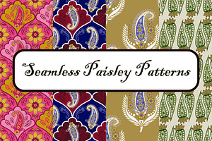 Seamless Paisley patterns