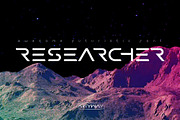Researcher Futuristic Font, a Sans Serif Font by artyway (Thumbnail 1 of 13)