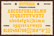 Buffaroa - Slab Serif Typeface, a Serif Font by Indotype Foundry (Thumbnail 5 of 10)