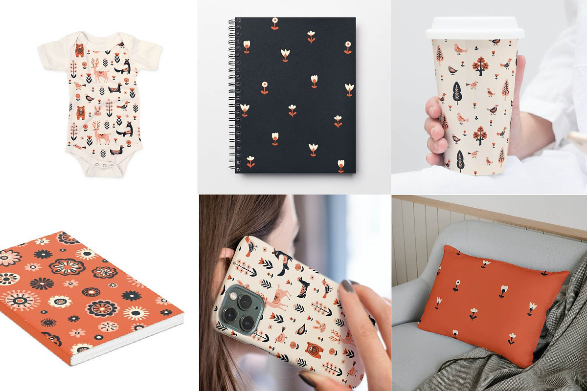 22 Seamless Scandinavian Patterns, a Pattern Graphic by VasilkovS (Photo 4 of 5)