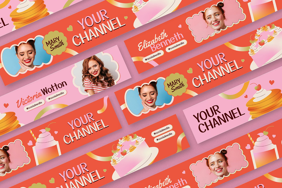 Food Theme Youtube Cover, a Social Media Template by graphicook (Photo 3 of 3)