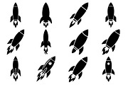 Rocket SVG Bundle, a Technology Illustration by jahid234 (Thumbnail 1 of 13)