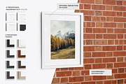 Portrait Frame Mockup - 30x40 cm, a Merchandise Mockup by Mockups by Carlos Viloria (Thumbnail 7 of 7)