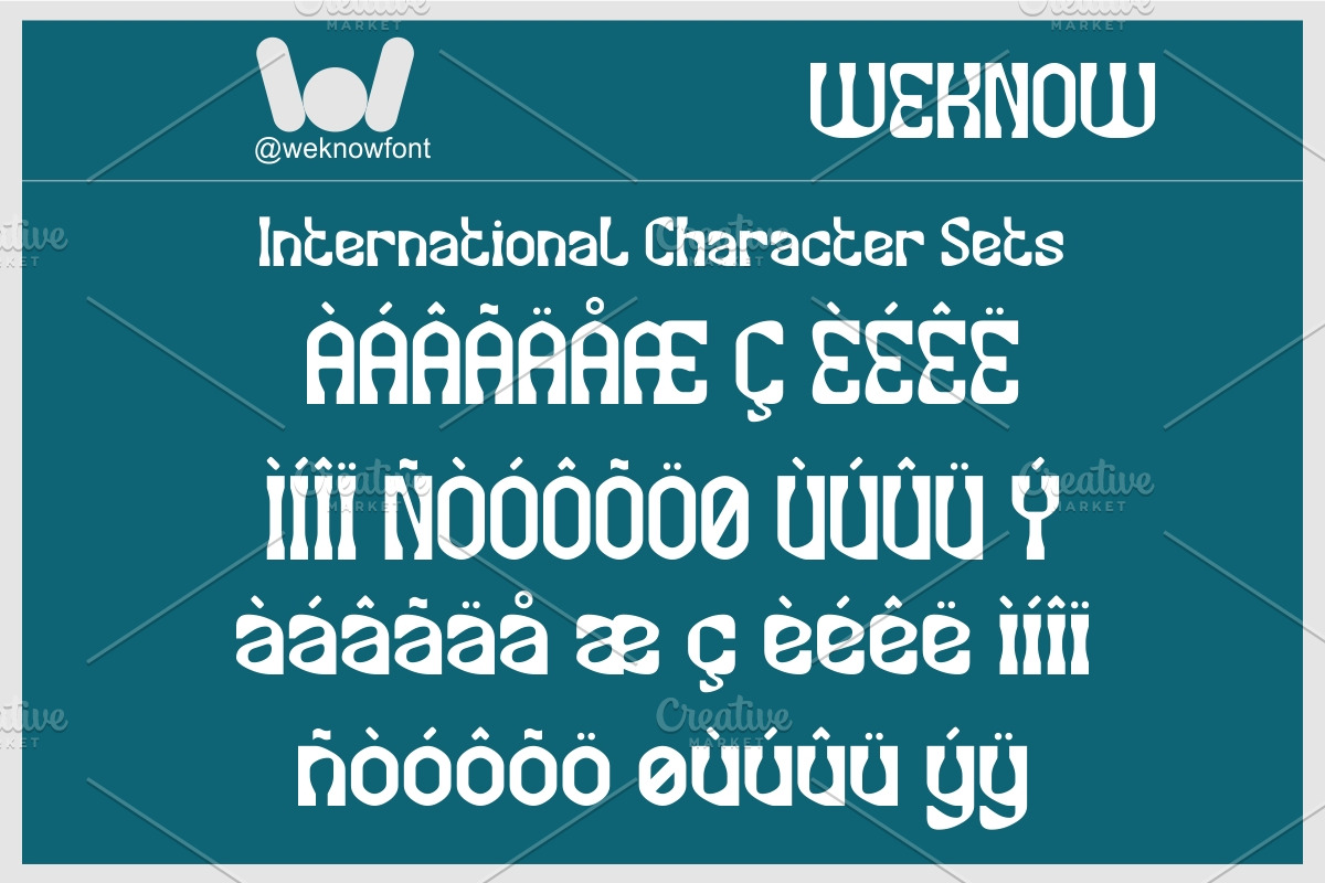Alternative Future font, a Sans Serif Font by weknow (Photo 8 of 8)