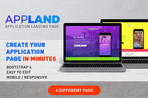 Mobile Application Landing Page