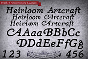 Demi Italic Heirloom Artcraft, a Serif Font by Baseline Fonts (Thumbnail 2 of 4)