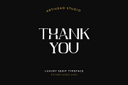 Worage Luxury Serif, a Serif Font by Artiveko (Thumbnail 10 of 10)