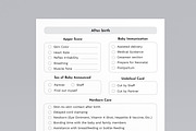 Birth Preferences Plan Template, a Stationery Template by MightyDesign (Thumbnail 4 of 8)