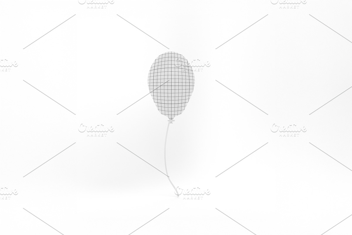 Mother's Day Balloon Mockup, a Merchandise Mockup by Qaleb Studio (Photo 1 of 2)