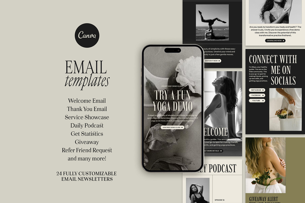 Evania| Canva Email Templates, an Email Template by Rare Muse (Photo 1 of 8)