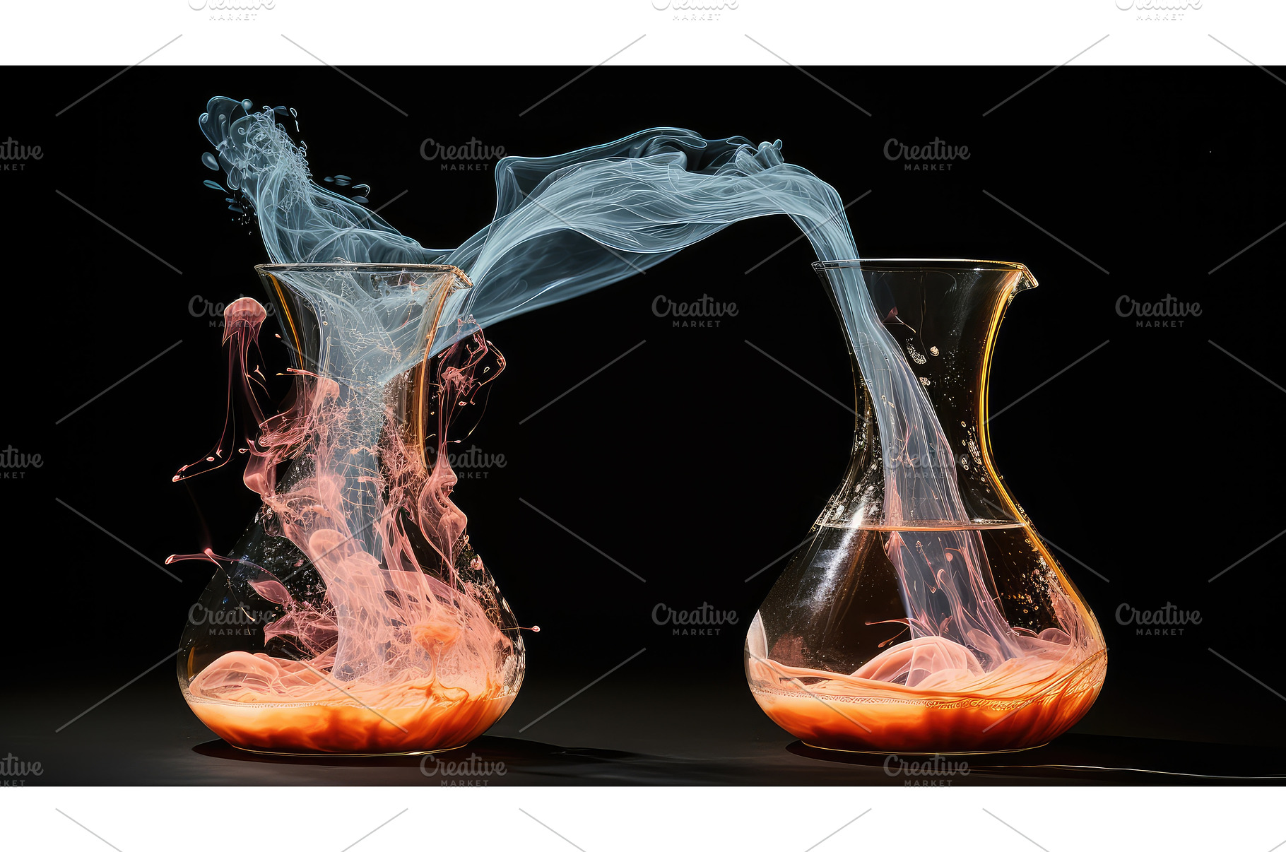 swirlg water in beaker ai generated, a Technology Photo by pikepicture