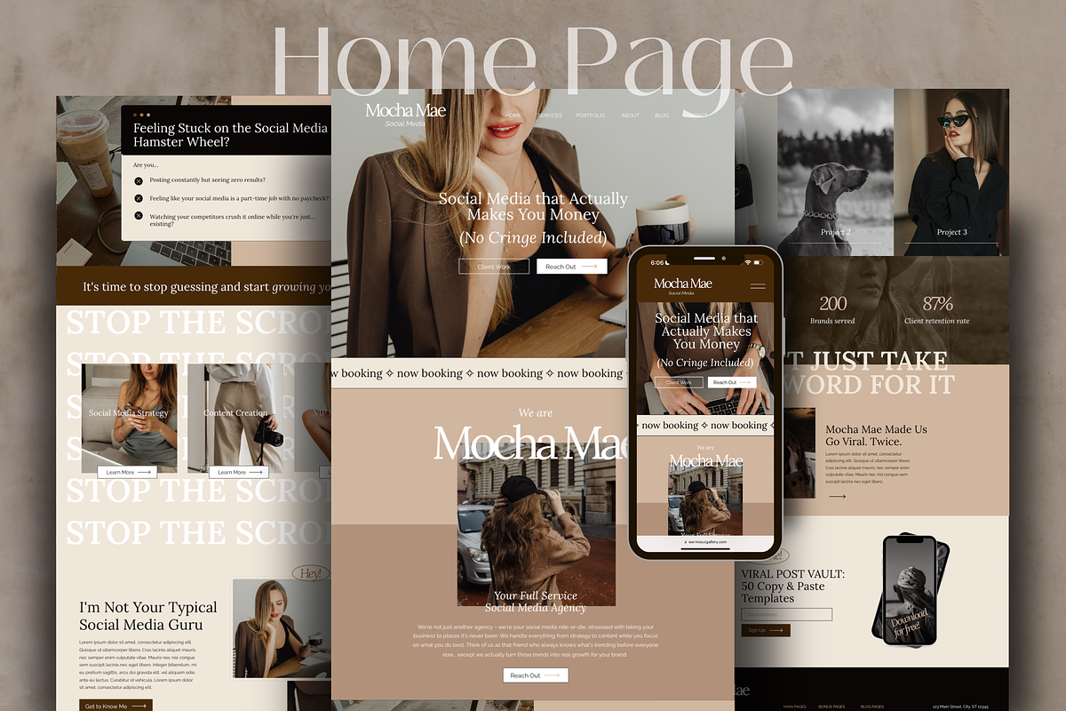 Showit Website Social Media Manager, a Squarespace Template by Warmsoulgallery (Photo 2 of 10)