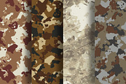 Vector Camouflage Textures, a Pattern Graphic by Iryna Denysova (Thumbnail 4 of 10)