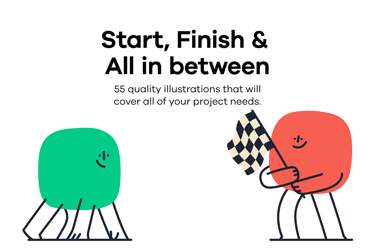 Appie - illustration pack, a Person Illustration by Ivan Mesaros (Photo 4 of 7)