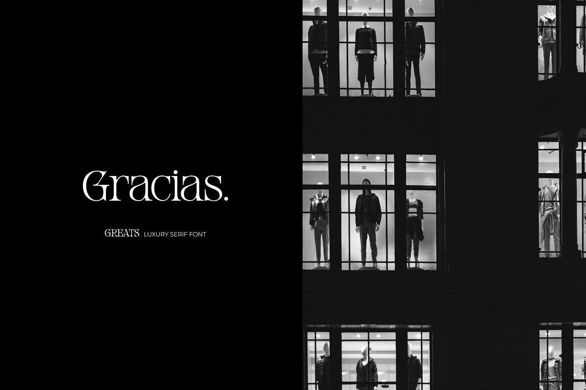 Greats - Luxury Serif Font, a Serif Font by ikiiko (Photo 7 of 7)