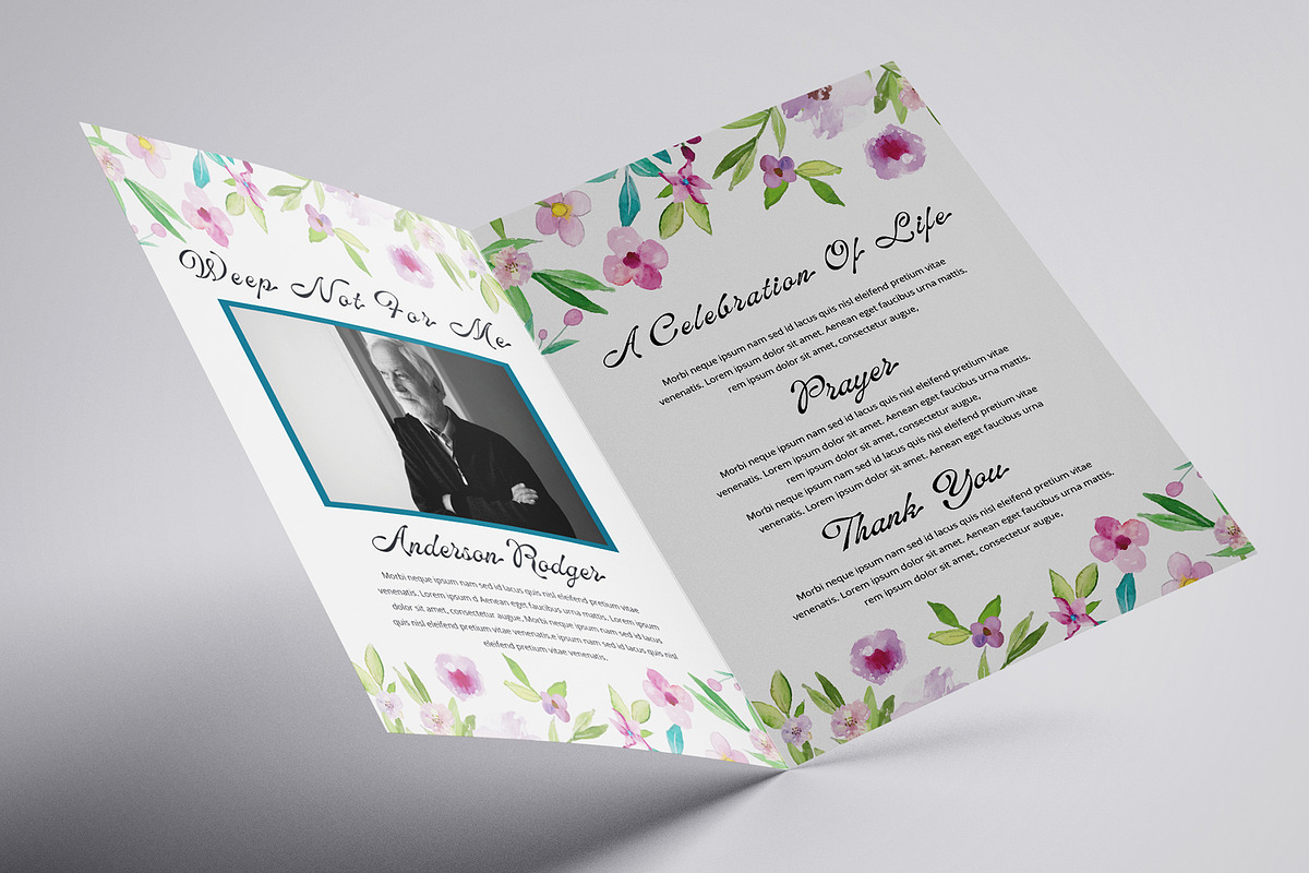 Funeral Program Template, an Invitation Template by Mazharul Islam (Photo 2 of 3)