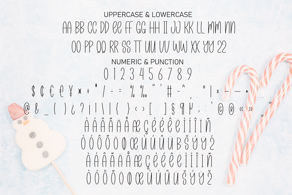 Candy Canes | Script Font, a Script Font by Scratchones (Photo 7 of 8)
