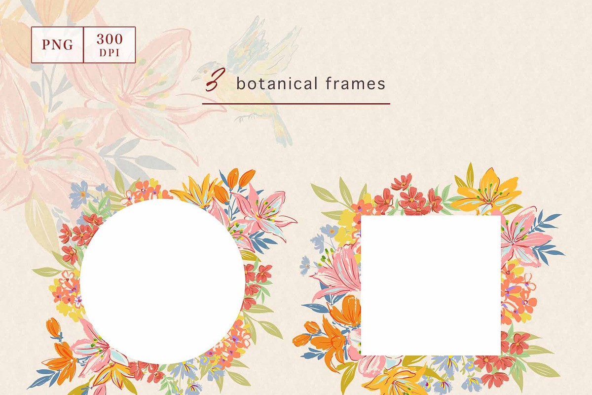 Wild Lily Garden Botanical Set, a Pattern Graphic by Sawango Designs (Photo 4 of 9)