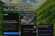 AscendgerPro Leadership Landing Page, a Landing Page Template by hueMubin (Thumbnail 4 of 5)