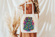 Painted Coquette Christmas Tree PNG, an Illustration by Daily.Designs (Thumbnail 3 of 5)