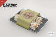 Clear Tray with Lid Packaging Mockup, a Packaging Mockup by INCDesign (Thumbnail 1 of 7)
