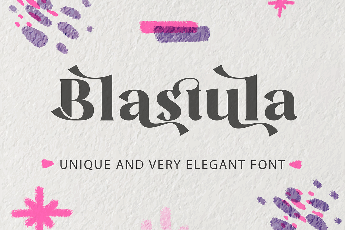 Blastula Font, a Serif Font by 177Studio (Photo 1 of 7)